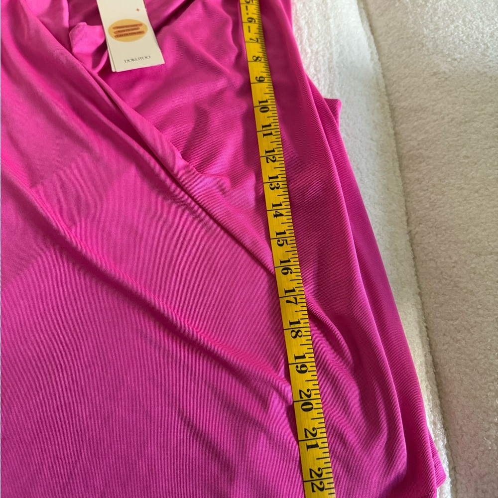 Pink Tank Top With Shoulder Padding - Picture 5 of 6